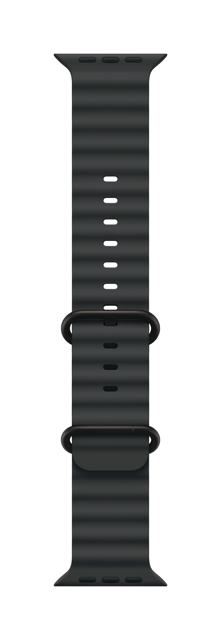 44mm/45mm/46mm/49mm Black Ocean Band - Black Titanium Finish