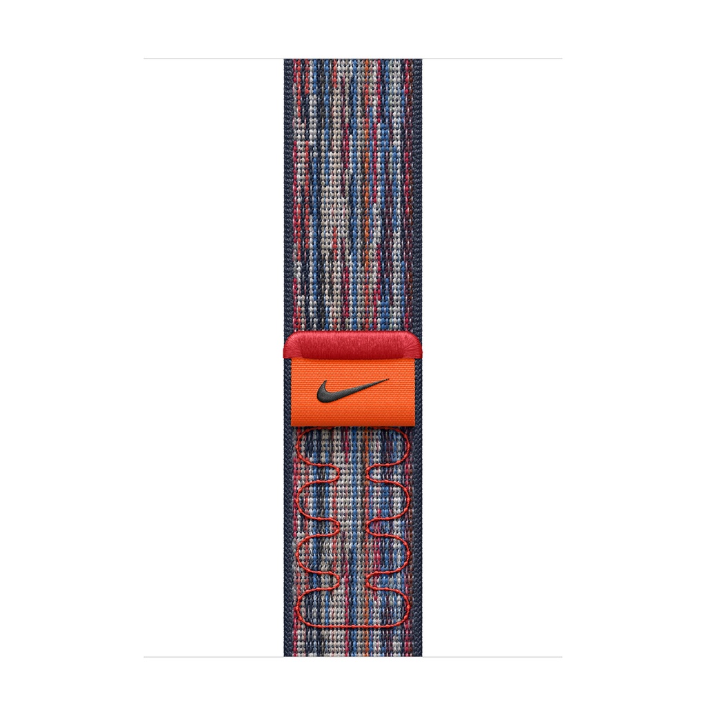 Apple 44mm/45mm/46mm/49mm Blue/Red Nike Sport Loop