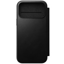 Nomad Modern Leather Folio Case with MagSafe for iPhone 17 Pro Max - Black