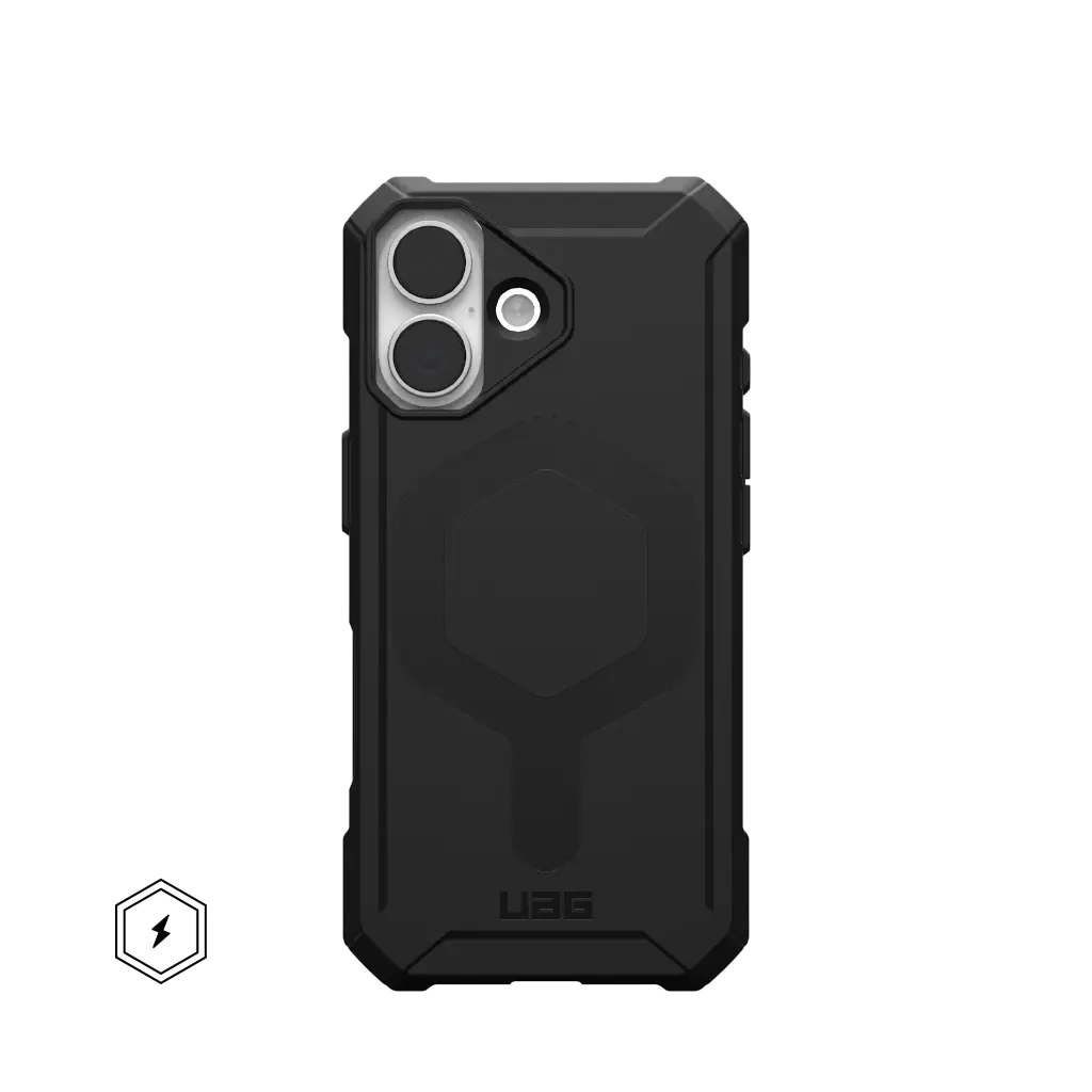 UAG Essential Armor Case with MagSafe for iPhone 17 - Solid Black Opaque