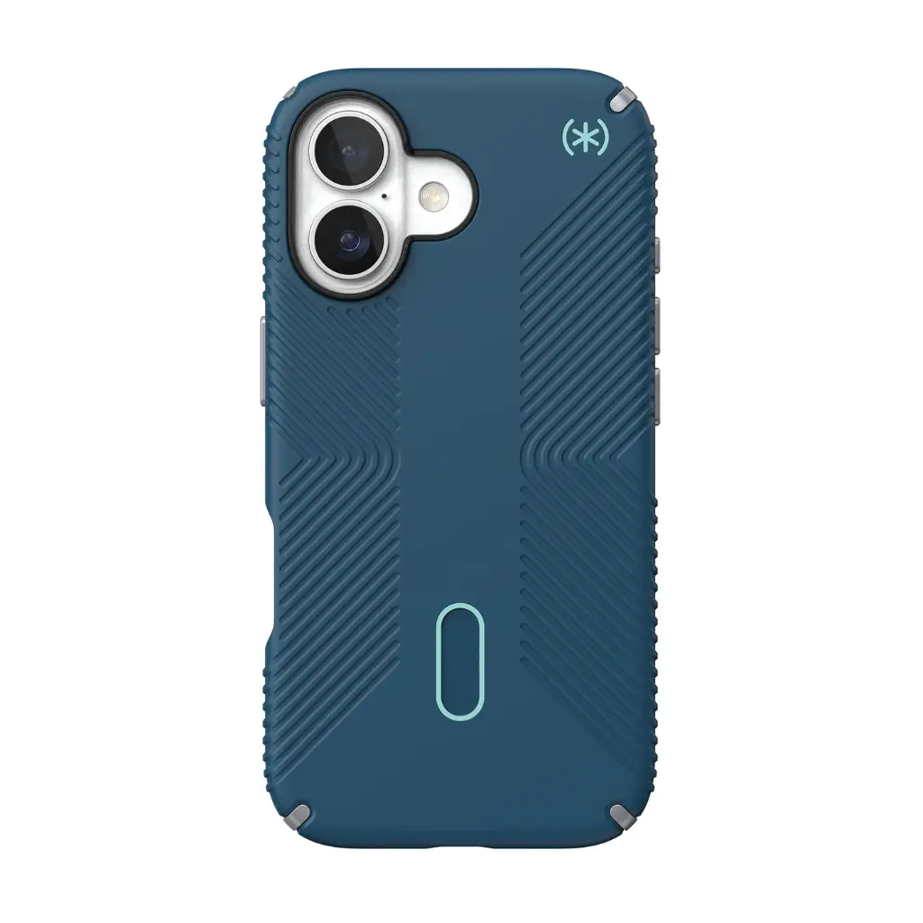Speck Presidio 2 GRIP Case with ClickLock/MagSafe for iPhone 17 - Blue