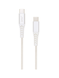 [JP-TC011SL-2] Jump+ USB-C Charge Cable (2M) Braided Cable - White