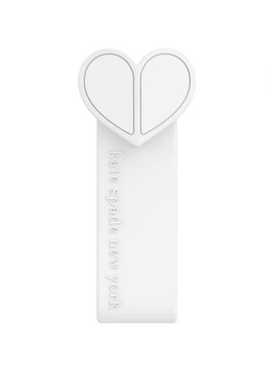 [KSUNV-005-WSIL] kate spade New York Hold the Phone Loop - White/Silver Glitter