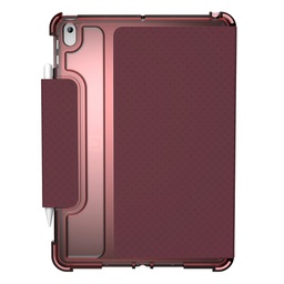 [12191N314748] UAG Lucent Folio Case iPad 10.2-inch - Aubergine/Dusty Rose