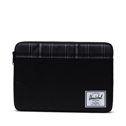 [11116-05679-OS] Herschel Anchor Sleeve for 14 Inch MacBook - Black / Grayscale Plaid