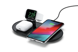 [409903518] Mophie 3-in-1 Wireless Charging Pad - Black