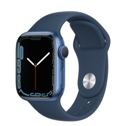 [MKHC3VC/A-OB] Apple Watch Series 7 Blue Aluminium Case with Abyss Blue Sport Band (41mm, GPS and Cellular) - Open Box