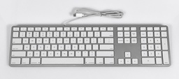 [FK316CS] Matias Wired USB-C Keyboard with Numeric Keyboard for Mac - Silver