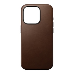 [NM01614685] Nomad Leather Case with MagSafe for iPhone 15 Pro - Brown