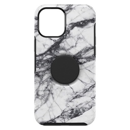 [77-65486] Otterbox Otter + Pop Symmetry Case with PopTop for iPhone 12 Pro Max - White Marble