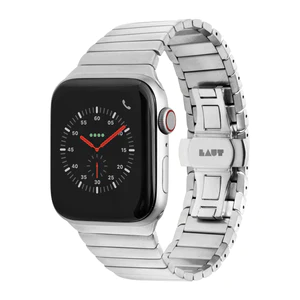 [L_AWL_L2_SL] LAUT Links Stainless Steel Watch Band for Apple Watch 44mm/45mm/46mm/49mm - Silver (V2)