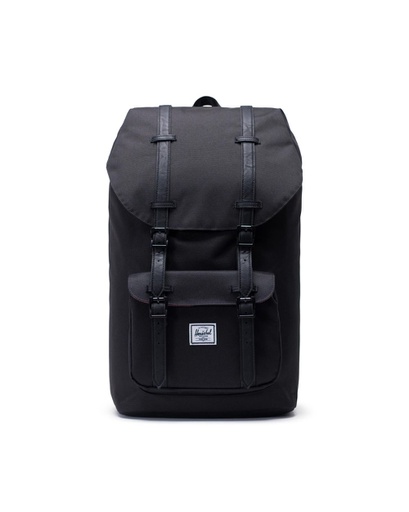 [10014-00535-OS] Herschel Supply Little America BackPack - Black / Black PU