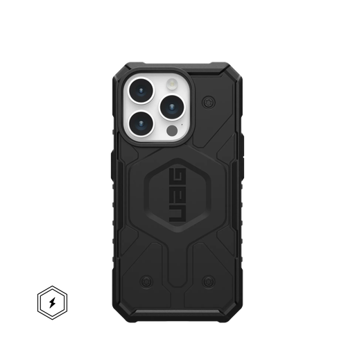 [114281114040] UAG Pathfinder Case with MagSafe for iPhone 15 Pro - Solid Black