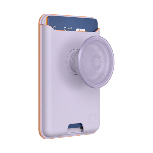 [808994] PopSockets Soft PopWallet+ with MagSafe - Lavender