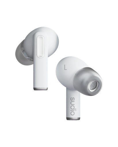 [A1PROWHT] Sudio A1 Pro Active Noise Cancelling Wireless Earbuds - White