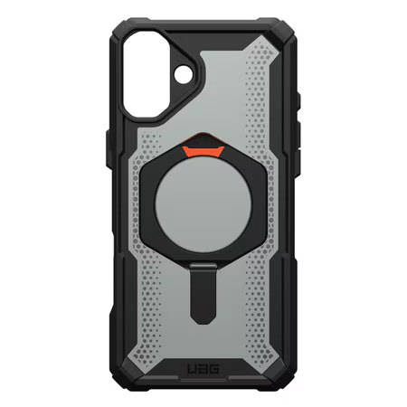 [114476114097] UAG Plasma Protective Case with MagSafe for iPhone 16/15/14 - Black/Orange