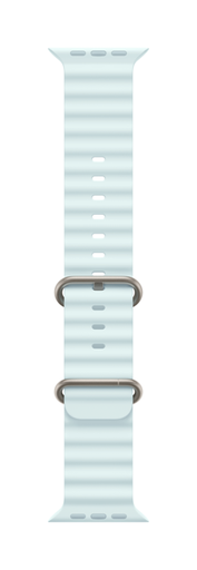 [MXTF3AM/A] 44mm/45mm/46mm/49mm Ice Blue Ocean Band - Natural Titanium Finish