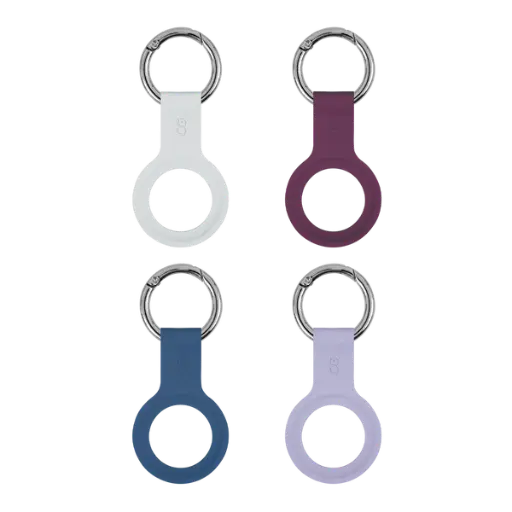 [LGX-13956] LOGiiX Silicone Tag for AirTag 4 Pack - Colourful
