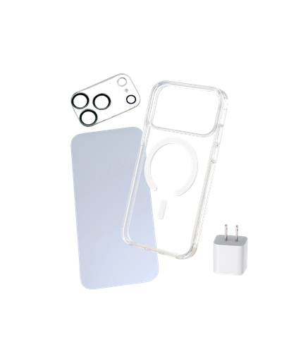 [JP-2147] jump+ Essentials bundle with MagSafe for iPhone 17 Pro Max - Clear