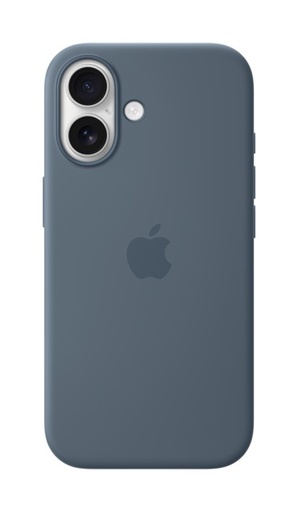 [MGEW4ZM/A] iPhone 17 Silicone Case with MagSafe - Anchor Blue