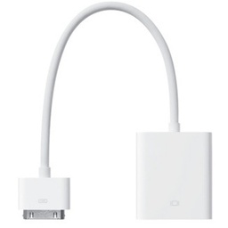 [MC552ZM/B] Apple iPad 30 Pin Dock Connector to VGA Adapter